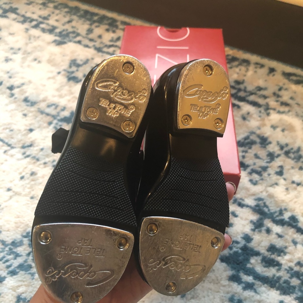 Toddler 6.5 capezio tap shoes